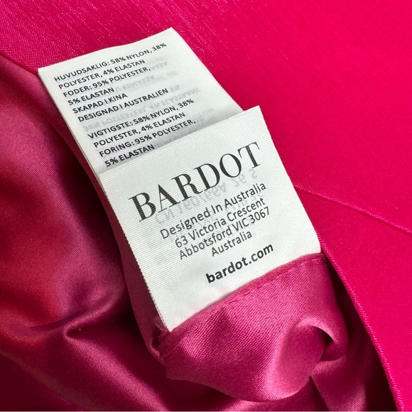 Y2K Fuchsia Pink High Waisted Mini Skirt Bardot - Picture 3 of 5